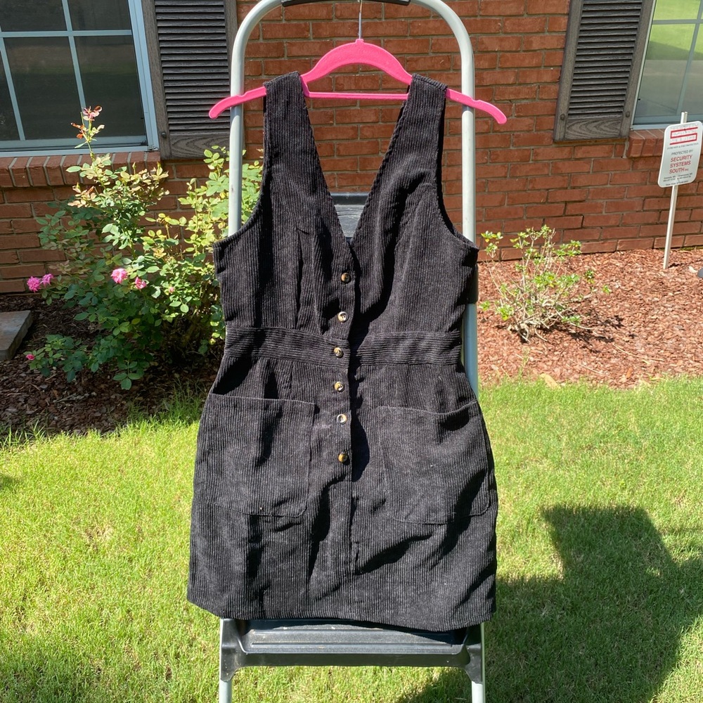 Corduroy Mini Dress, Amazon, Size M.